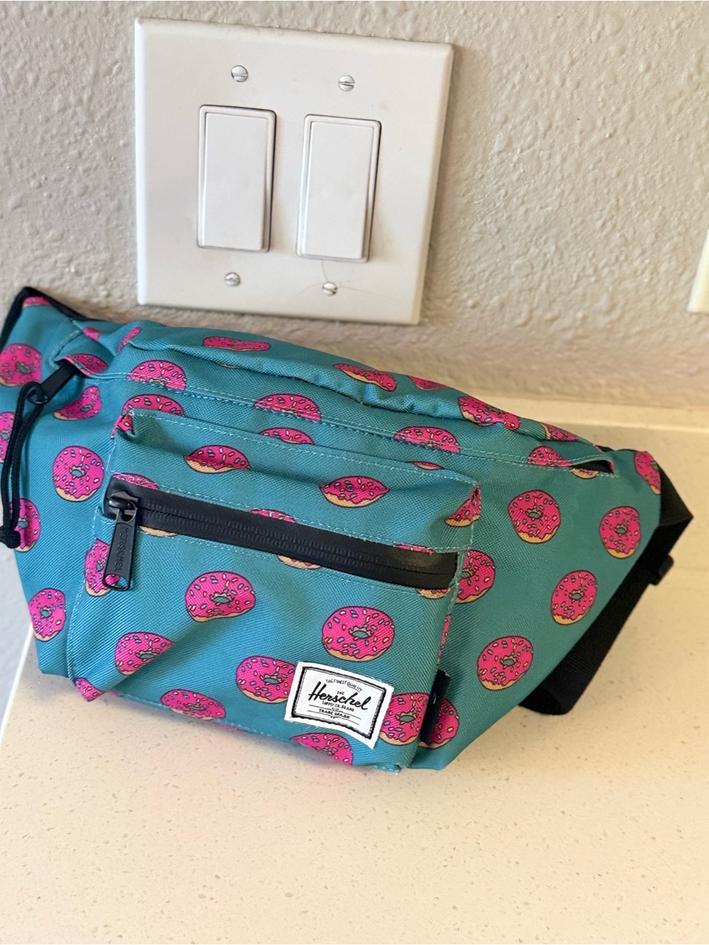 Herschel Supply Co. Seventeen Hip Pack Doughnut Print Fanny Pack Waist Bag
